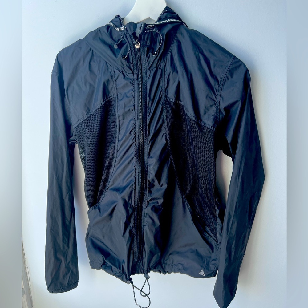 Ventilated Black Windbreaker